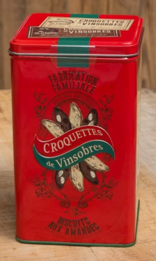 Biscuiterie de Provence - Boîte collector Croquettes de Vinsobres rouge