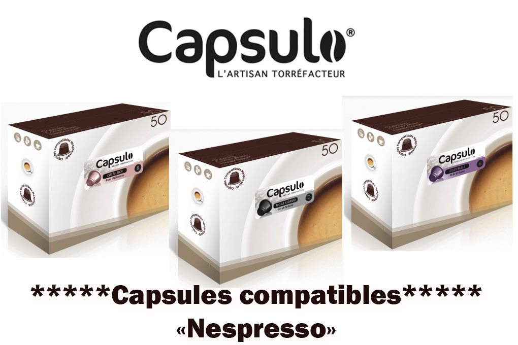 Capsules compatibles NESPRESSO